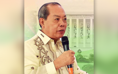 <p>Surigao del Norte Governor Francisco T. Matugas. <em>(Photo courtesy of the Surigao del Norte Tourism and Culture Office)</em></p>