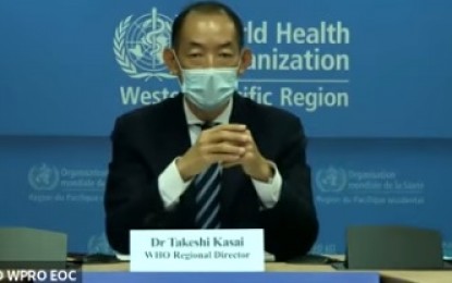 <p>World Health Organization-Western Pacific Regional Director Takeshi Kasai </p>