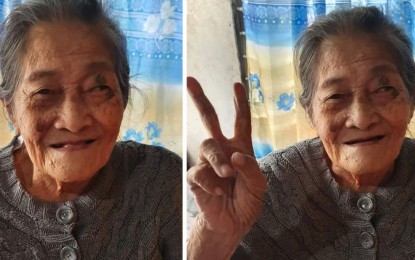 <p><strong>DEFYING COVID-19</strong>. The recovery of 92-year-old Antonina Gargoles of Himamaylan City, Negros Occidental has brought hope and inspiration amid the gloom of the Covid-19 pandemic. “She is our inspiration in our struggle to fight this pandemic,” her physician Kaye Marie Yap said on Monday (Aug. 24, 2020).<em> (Photos courtesy of Kaye Marie Yap)</em></p>