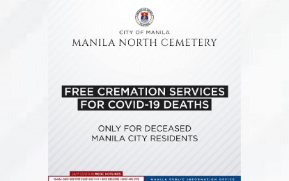 Manila North Cemetery offers free cremation for Covid-19 deaths