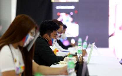 <p><strong>YOUTHCON 2020.</strong> Participants listen to the virtual Taguig Youthcon 2020 held from Aug. 24 to 29, 2020. This year’s convention focused on ‘new normal’ strategies as the country grapples with coronavirus disease 2019 pandemic. <em>(Photo courtesy of Taguig PIO)</em></p>