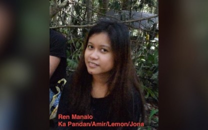 <p>Undated photo of Ren Manalo, known by aliases  "RJ," “Ka Amir, ” "Lemon,"  a Gabriela official in Mindoro and member of activist fisher's group Pamalakaya, was among the five communist terrorists killed during the Sept. 3 encounter with members of the Philippine Marines' Force Reconnaissance Group. (<em>Contributed photo)</em></p>
