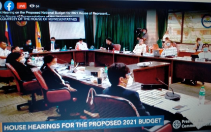 <p><strong>BUDGET HEARING.</strong> Members of the House committee on appropriations met with the Department of Agrarian Reform officials during the hearing on DAR’s proposed budget for the fiscal year 2021 on Monday (Sept. 7, 2020). The lawmakers support an additional budget of at least PHP5 billion for DAR’s mega farms to help farmers and ensure the food security of the country.<em> (DAR photo)</em></p>