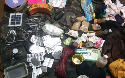 <p><strong>SEIZED.</strong> Government troops have overrun over the weekend a hideout of the communist New People's Army (NPA) terrorists in Dumingag, Zamboanga del Sur. The troops have recovered improvised explosive device, bomb-making components, medical supplies, and other personal belongings.<em> (Photo courtesy of the 53rd Infantry Battalion)</em></p>