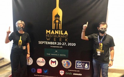 <p>The Manila Restaurant Week officially launches on Tuesday (Sept. 15, 2020) at the Manila Hotel led by Manila Mayor Francisco 'Isko Moreno' Domagoso. It seeks to help businesses in the city of Manila reboot amid the Covid-19 pandemic.<em> (Photo by Manila PIO)</em></p>