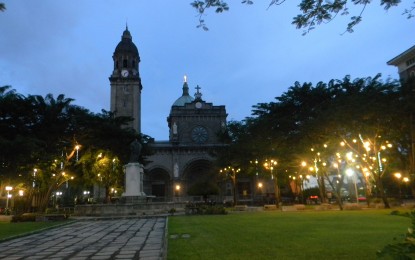 <p>Manila Cathedral façade<em> (File photo)</em></p>