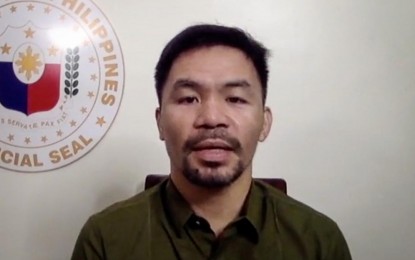 <p>Boxing champion and Senator Manny Pacquiao. <em>(File photo)</em></p>