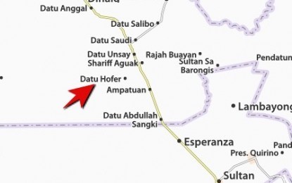 <p>Google map of Datu Hofer, Maguindanao province.</p>
