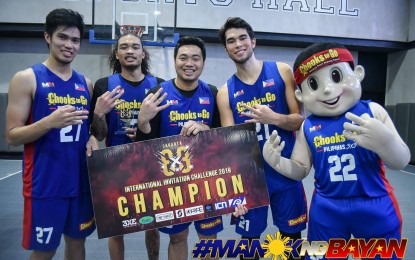 <p><strong>HEAVY FAVES.</strong> Zamboanga City-Family's Brand Sardines is the top favorite to win the Chooks-to-Go Pilipinas 3x3 President's Cup, prompting league owner Ronald Mascariñas to give another PHP100,000 to the team that will eventually face Zamboanga City in the final. <em>(Photo courtesy of Chooks-to-Go)</em></p>