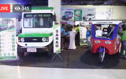 <p>Prototypes of electric vehicles in the country. Screengrab from presentation of Trade Secretary Ramon Lopez at the 8th Philippine Electric Vehicle Summit on Sept. 24, 2020.</p>