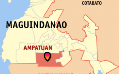 <p>Google map of Ampatuan town, Maguindanao,</p>