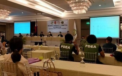 <p><strong>DRUG-CLEARED.</strong> The Regional Oversight Committee on Barangay Drug Clearing Operation in its deliberation on Sept. 22 declared two barangays in San Jose de Buenavista as drug-cleared. Mayor Elmer Untaran on Friday (Sept. 25,2020) said there is only one out their 28 barangays left to be declared drug-cleared before the year ends. <em>(Photo courtesy of San Jose de Buenavista LGU)</em></p>