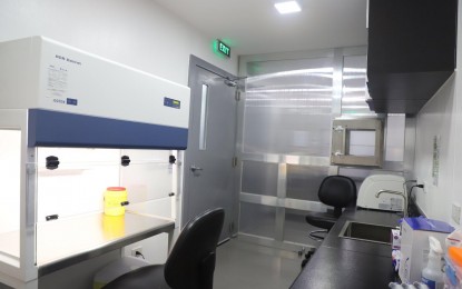 <p>Taguig Covid Megacomplex’s molecular laboratory<strong><em> (Contributed photo)</em></strong></p>