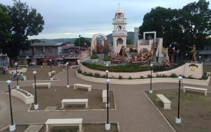 <p><strong>QUIET CELEBRATION.</strong> The Balangiga Incident Marker in Eastern Samar hours before the 119th Balangiga Encounter Day simple ceremony. The town of Balangiga marked the Encounter Day on Monday (Sept. 28, 2020) without festivities and re-enactment due to coronavirus disease 2019 (Covid-19) pandemic. <em>(Photo courtesy of Steven Astron)</em></p>
<p> </p>