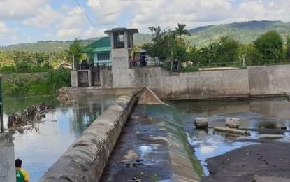 <p>The South Quinale Irrigation Rubber Dam in Libon, Albay. <em>(Photo from Albay 3<sup>rd </sup>District Rep. Fernando Cabredo's Facebook page)</em></p>
