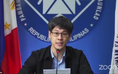 <p>Acting Socioeconomic Planning Secretary Karl Kendrick Chua. <em>(Screengrab from webinar on Rice Tariffication Law)</em></p>