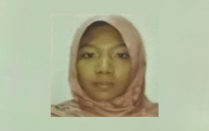 <p><strong>ALLEGED INDONESIAN TERRORIST</strong>. Government forces arrested on Saturday (Oct. 10, 2020) Rezky Fantasya Rullie alias Cici (shown above), a suspected Indonesian suicide bomber, and two others in a law enforcement operation in Jolo, Sulu. The other two are the wives of an Abu Sayyaf Group sub-leader and follower. (<em>Photo courtesy of Joint Task Force Sulu</em>) </p>