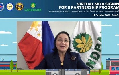 <p>Landbank president and chief executive officer Cecilia Borromeo </p>