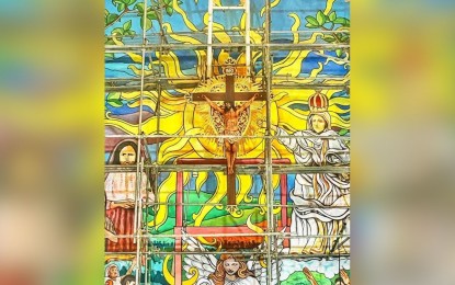 <p><strong>'MIRACLE OF THE SUN'.</strong> The Diocese of Novaliches will unveil on Tuesday (Oct. 13, 2020) the biggest altar mural in the country at the Parish of Our Lady of Fatima in Urduja Village, Caloocan City. The mural named “Miracle of the Sun” pays tribute to front-liners amid the Covid-19 pandemic. <em>(Photo courtesy of the Diocese of Novaliches)</em></p>