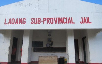 <p><strong>VIRUS OUTBREAK</strong>. The sub-provincial jail in Laoang, Northern Samar. The Department of Health on Wednesday (Oct. 14, 2020) reported that 58 more inmates and jail guards of the facility tested positive for coronavirus disease 2019. <em>(Photo courtesy of Laoang local government)</em></p>
