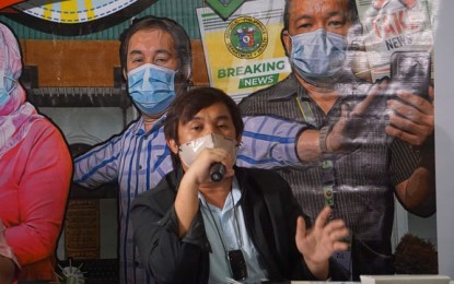 <p><strong>BATTLE CONTINUES.</strong> Dr. Ameril Usman, acting health minister in the Bangsamoro Autonomous Region in Muslim Mindanao, vows in a virtual press conference Saturday (Oct. 24, 2020) the fight against coronavirus disease will be further intensified despite the region having the lowest Covid-19 cases in the country. As of Friday (Oct. 23, 2020), BARMM has s 1,538 total cases. <em>(Photo courtesy of BARMM health ministry)</em></p>