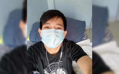 <div dir="auto"><strong>COVID-19 PATIENT.</strong> Fritzie Marie Cayabyab poses for a selfie on Oct. 8, 2020 after she tested negative for coronavirus disease 2019 (Covid-19). She was swab tested again and is now waiting for the result. <em>(Photo courtesy of Fritzie Marie Cayabyab)</em></div>
<div dir="auto"> </div>