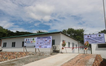 <p><strong>SHELTER FOR HEALTH WORKERS.</strong> The completed accommodation facility inside the compound of Salvacion Oppus Yñiguez Memorial Provincial Hospital in Maasin City in Southern Leyte for health workers battling the coronavirus disease 2019 pandemic. The Department of Public Works and Highways (DPWH) said the four single-story buildings worth PHP15-million completed in September were officially turned over to the Department of Health on Thursday (Oct. 29, 2020).<em> (Photo courtesy of DPWH)</em></p>