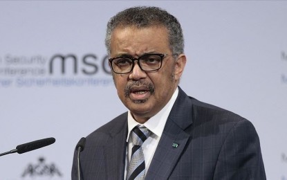 <p>WHO Director-General Tedros Adhanom Ghebreyesus <em>(Anadolu photo)</em></p>