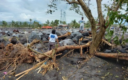<p><strong>'ROLLY' AFTERMATH.</strong> The scene at Barangay San Francisco, Guinobatan, Albay days after the onslaught of Super Typhoon Rolly. The European Union announced 1.3 million euro or around PHP73 million in rapid humanitarian aid funding to assist families affected by "Rolly".<em> (Photo courtesy of Arlynn Aquino, ECHO European Commission's Humanitarian Aid expert)</em></p>