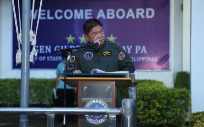 <p>AFP chief-of-staff Gen. Gilbert Gapay<em> (File photo)</em></p>