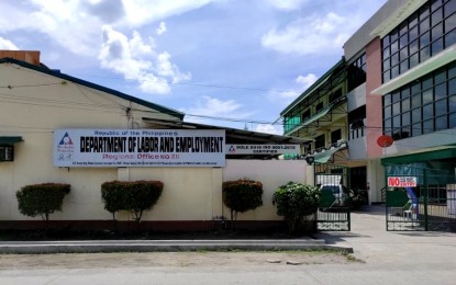 <p>Facade of the Department of Labor and Employment-Region 12 compound in Koronadal City.<em> (PNA GenSan file photo)</em></p>