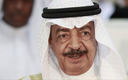 <p>Bahrain Prime Minister, Prince Khalifa bin Salman Al Khalifa. <em>(Anadolu photo)</em></p>