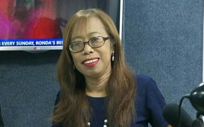 <p><strong>GONE TOO SOON.</strong> The late Central Mindanao broadcast journalist Malu Cadeliña–Manar, 52, dies from cardiac arrest on Sunday night (Nov. 15, 2020) in Kidapawan City. The multi-awarded journalist worked for various news outlets that included the Philippine News Agency in the past. <em>(Photo courtesy of Rommel Collena)</em></p>