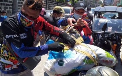 <p><strong>HEROES ON WHEELS.</strong> The spirit of volunteerism in the community comes alive with the Malabon Riders Association. <em>(Photo courtesy of Joseph Legaspi)</em></p>