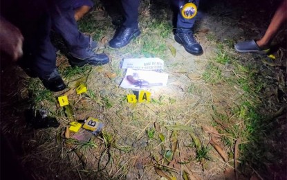 <p><strong>ANTI-DRUG WAR</strong>. Recovered gun used by drug suspect Carlo Ardenio after the shootout with the authorities in Melody Plains, Barangay Muzon, City of San Jose del Monte, Bulacan on Friday (Nov. 20, 2020). Two more drug suspects were neutralized and 10 others nabbed in separate operations in Bulacan. <em>(Photo courtesy of Bulacan PPO)</em></p>