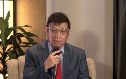 <p>Trade Undersecretary and Board of Investments managing head Ceferino Rodolfo <em>(Screengrab from the event)</em></p>