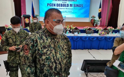 <p>PNP chief, Gen. Debold Sinas. <em>(File photo)</em></p>