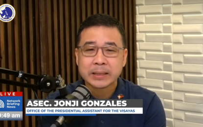 <p>OPAV Assistant Secretary Jonji Gonzales <em>(Screenshot from PCOO)</em></p>