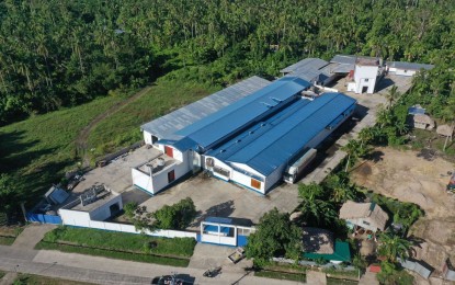 <p><strong>FULL-BLAST OPS SOON</strong>. Aerial photo of a canning factory that will start its operation in Sorsogon province by December 2020. The sardine factory has pre-hired at least 600 workers coming from different towns of Sorsogon in preparation for its full-blast operations next month. <em>(Photo courtesy of Sorsogon PIO Facebook page)</em></p>