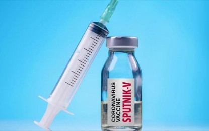<p><strong>FROM RUSSIA WITH LOVE.</strong> The Philippines and Russia 's Gamaleya Research Institute is set to sign an agreement for 20 million doses of the Sputnik V vaccine, National Task Force Against Covid-19 chief implementer Sec. Carlito Galvez Jr. said on Tuesday (April 13, 2021). An initial 500,000 doses may be delivered this month. <em>(PNA file photo)</em></p>