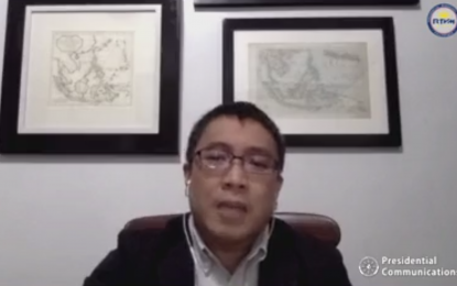 <p>DTI Assistant Secretary Allan Gepty <em>(Screenshot of PCOO Global Media and Public Affairs virtual presser) </em></p>