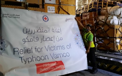 Qatar sends P12-M worth of aid to 'Ulysses' victims