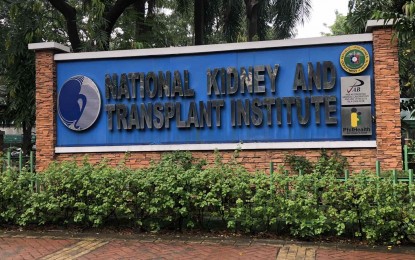 <p>National Kidney and Transplant Institute <em>(File photo)</em></p>