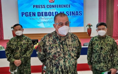 <p>PNP chief, Gen. Debold Sinas. <em>(File photo)</em></p>