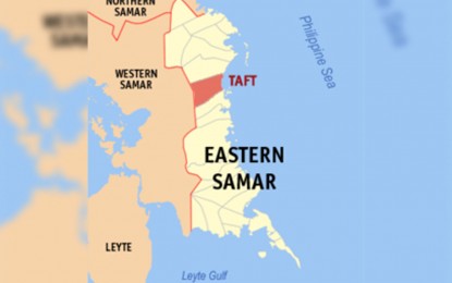 <p>Map of Taft, Eastern Samar <em>(Google image)</em></p>