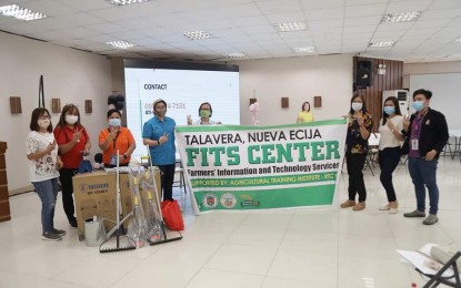 <p><strong>FARMERS' INFO KIOSK</strong>. The Agriculture Training Institute has established five Farmers’ Information and Technology Services (FITS) kiosks in Talavera, Nueva Ecija to reach farmers in the villages. These will serve as the barangay information center to bring Rice Competitiveness Enhancement Fund (RCEF) and rice-related information and technology services closer to farmers. <em>(Photo by ATI-Central Luzon)</em></p>