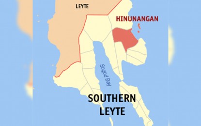 <p>Map of Hinunangan, Southern Leyte <em>(Google image)</em></p>