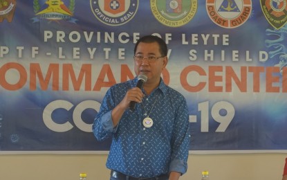 <p><strong>ACQUIRING VACCINES</strong>. Leyte Governor Leopoldo Dominico Petilla is shown during a meeting on Dec. 11, 2020. The provincial government of Leyte has initially allocated PHP20 million for the procurement of Covid-19 vaccines once it is available in the market, Petilla said on Monday (Dec. 21, 2020). <em>(Photo courtesy of the Leyte provincial government)</em></p>