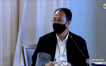 <p>National Policy Against Covid-19 chief implementer and vaccine czar, Secretary Carlito Galvez Jr.<em> (Screenshot from RTVM)</em></p>