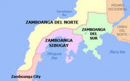 <p>Map of Zamboanga Peninsula <em>(Google image)</em></p>
